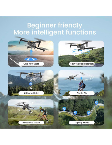 Drone TizzyToy 4K Plegable con Cámara y Control APP Drone TizzyToy 4K Plegable con Cámara y Control APP