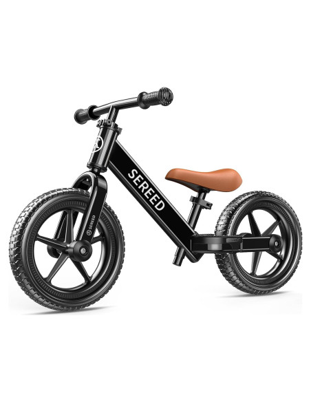 Bicicleta de Equilibrio SEREED SR201 para Niños 2-5 Años Negra Bicicleta de Equilibrio SEREED SR201 para Niños 2-5 Años Negra
