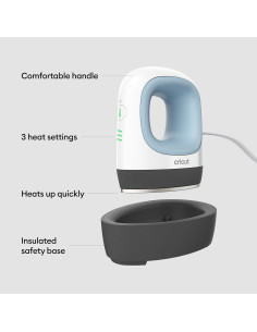 Cricut EasyPress Mini Azul Zen - Prensa de Calor Compacta 2