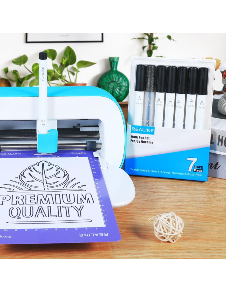Juego de bolígrafos negros REALIKE para Cricut Joy - 7 piezas Juego de bolígrafos negros REALIKE para Cricut Joy - 7 piezas