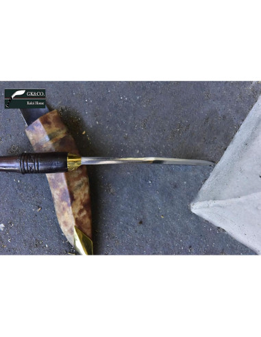 Cuchillo Kukri GK&CO. 5" Hecho a Mano en Nepal - Acero Carbono