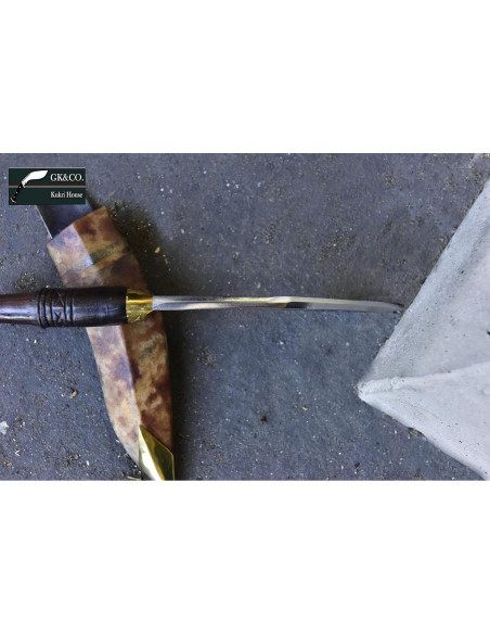 Cuchillo Kukri GK&CO. 5" Hecho a Mano en Nepal - Acero Carbono Cuchillo Kukri GK&CO. 5" Hecho a Mano en Nepal - Acero Carbono