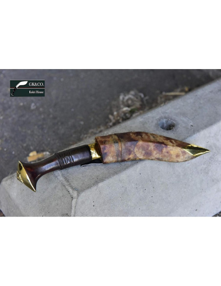 Cuchillo Kukri GK&CO. 5" Hecho a Mano en Nepal - Acero Carbono Cuchillo Kukri GK&CO. 5" Hecho a Mano en Nepal - Acero Carbono