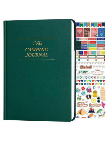 Diario de Camping Zorblinx A5 Verde Pino para Aventuras
