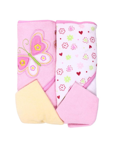 Conjunto de Toallas y Paños de Baño Spasilk Bebé 4 Piezas