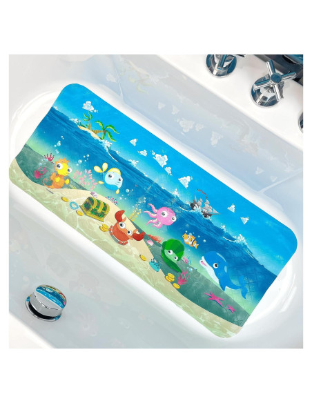Alfombrilla de Baño Antideslizante BOPPIE 89x38 cm Barco Alfombrilla de Baño Antideslizante BOPPIE 89x38 cm Barco