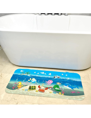 Alfombrilla de Baño Antideslizante BOPPIE 89x38 cm Barco