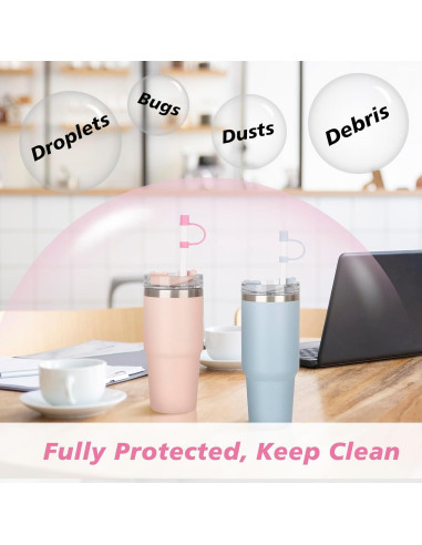 6 Pajitas Reutilizables Jetstop para Taza Stanley 30,48 cm