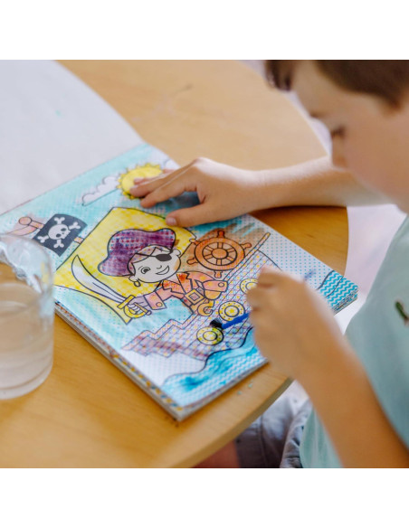 Bloc de Arte para Niños Melissa & Doug - Pintar con Agua 24 Páginas Bloc de Arte para Niños Melissa & Doug - Pintar con Agua 24 Páginas