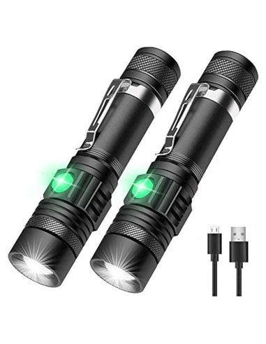 Linterna Táctica LED Hoxida 2000lm Recargable IPX6