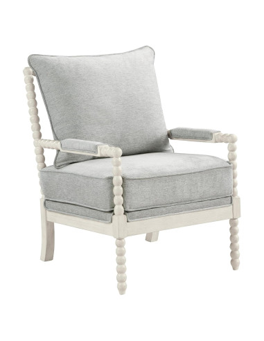 Silla de Acento Kaylee Spindle OSP Home Furnishings Gris
