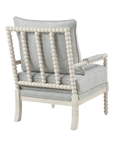Silla de Acento Kaylee Spindle OSP Home Furnishings Gris