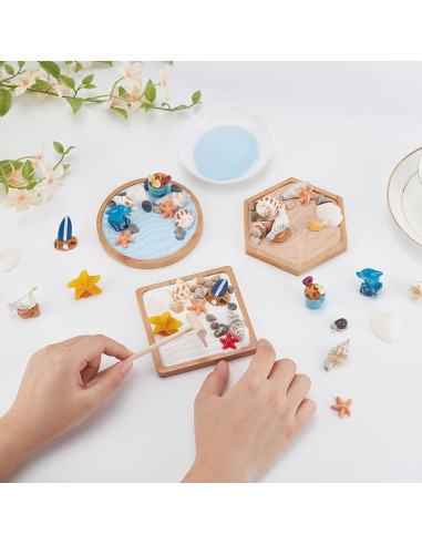 Kit de Jardín Zen WEBEEDY con Arena y Accesorios Decorativos