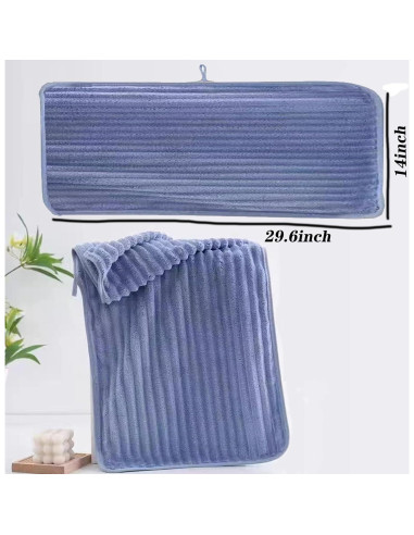 Juego de 4 toallas de mano LMMINBZ microfibra 35.6x75.2cm