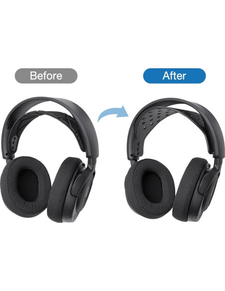 Correas de Diadema de Cuero Voarmaks para SteelSeries Arctis Correas de Diadema de Cuero Voarmaks para SteelSeries Arctis