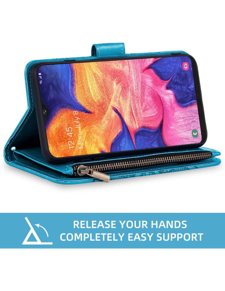 Funda Asuwish para Samsung Galaxy A10e con tapa y soporte Funda Asuwish para Samsung Galaxy A10e con tapa y soporte