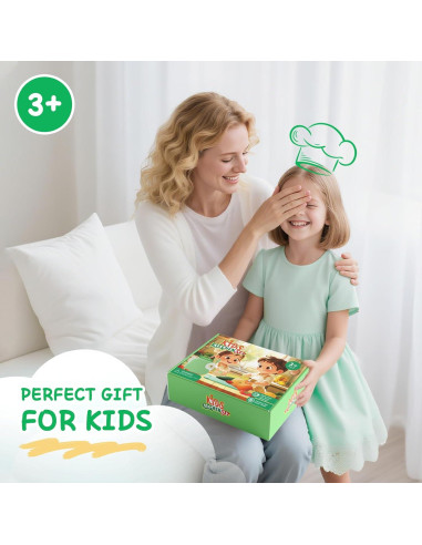 Juego de cuchillos de cocina Montessori Hilsoeet para niños