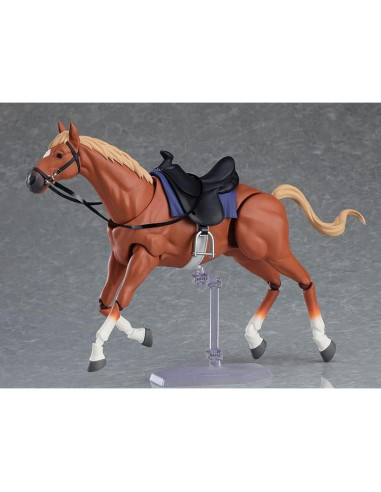 Figura de Acción Max Factory Figma Caballo Ver.2 Lana Castaña 10cm