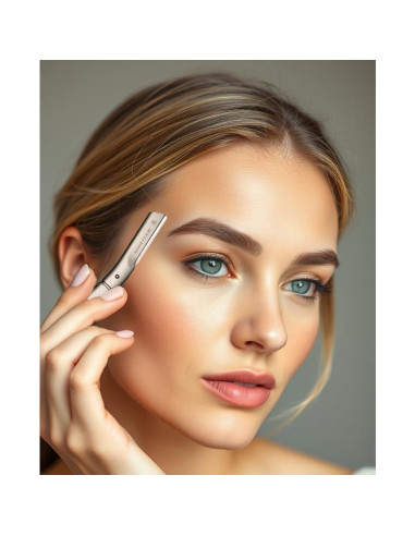 Rasuradora de Cejas Beauty Power con 6 Cuchillas - Plata