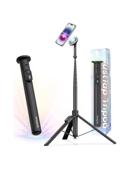 Trípode Magnético Automático KraftGeek para iPhone 66" Trípode Magnético Automático KraftGeek para iPhone 66"