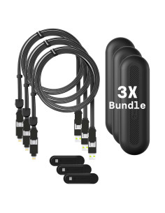 Cable de Carga Multi Rolling Square inCharge XL 6-en-1 100W