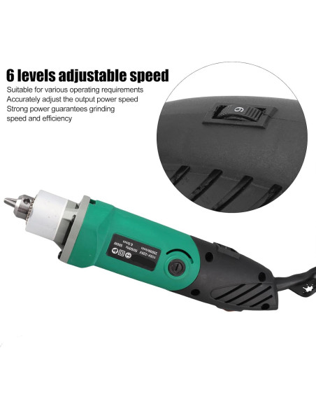 Hilitand Kit de Herramientas Rotativas 500W Velocidad Ajustable Hilitand Kit de Herramientas Rotativas 500W Velocidad Ajustable