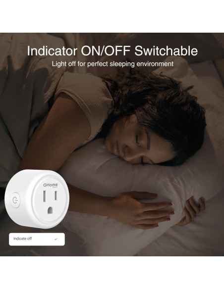 Enchufe Inteligente GHome WP3-2 WiFi Control Remoto 2 Piezas Enchufe Inteligente GHome WP3-2 WiFi Control Remoto 2 Piezas