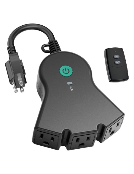 Enchufe Inalámbrico BN-LINK 3 Patas 15A Control Remoto Enchufe Inalámbrico BN-LINK 3 Patas 15A Control Remoto
