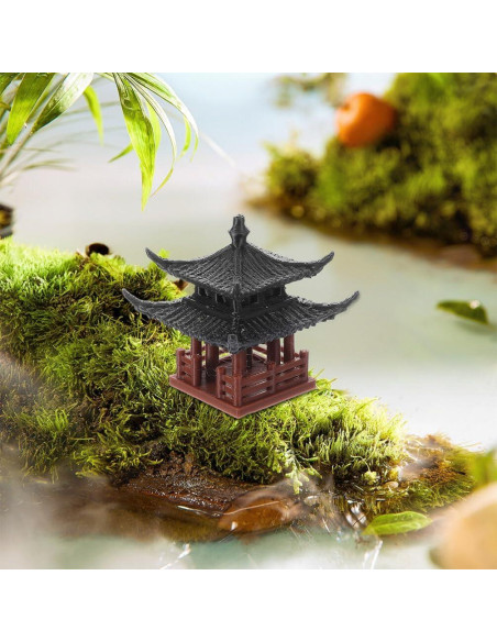 Estatua Mini Pagoda Milisten 6.3cm Decoración Jardín Zen Estatua Mini Pagoda Milisten 6.3cm Decoración Jardín Zen