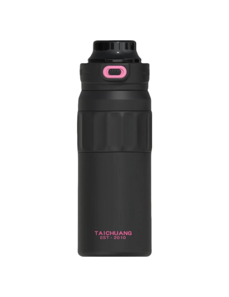 Botella de Agua Aislada Jiskenis 1.3L con Pajilla y Tapa Botella de Agua Aislada Jiskenis 1.3L con Pajilla y Tapa