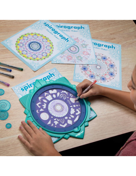 Kit de Arte Mandala Spirograph SP201 Multicolor 15 Piezas Kit de Arte Mandala Spirograph SP201 Multicolor 15 Piezas