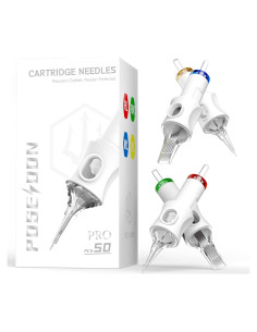 Agujas de Tatuaje Desechables Poseidon - Paquete de 50 Variedades