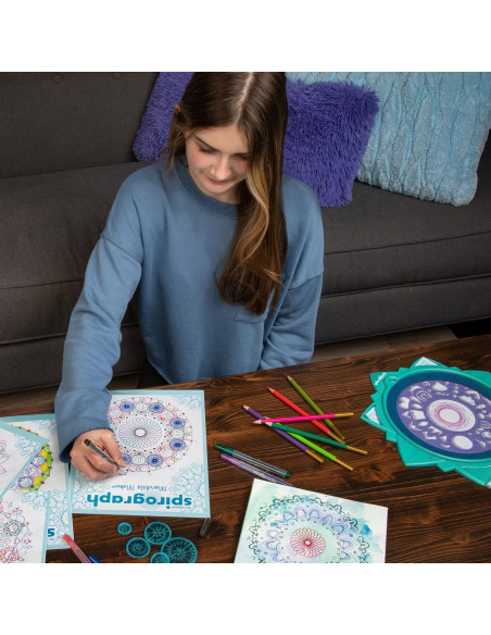 Kit de Arte Mandala Spirograph SP201 Multicolor 15 Piezas Kit de Arte Mandala Spirograph SP201 Multicolor 15 Piezas