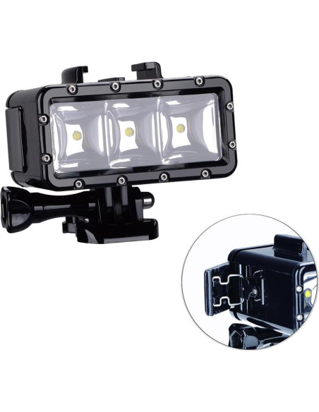 Luz LED Submarina Suptig RSX-220 45m para GoPro Luz LED Submarina Suptig RSX-220 45m para GoPro