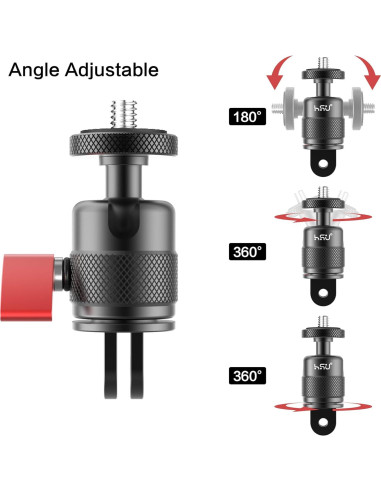 Soporte Vertical HSU para GoPro y Cámaras de Acción 90 Grados