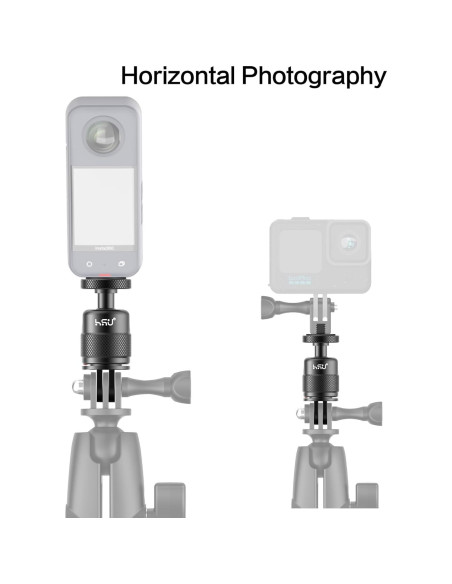 Soporte Vertical HSU para GoPro y Cámaras de Acción 90 Grados Soporte Vertical HSU para GoPro y Cámaras de Acción 90 Grados