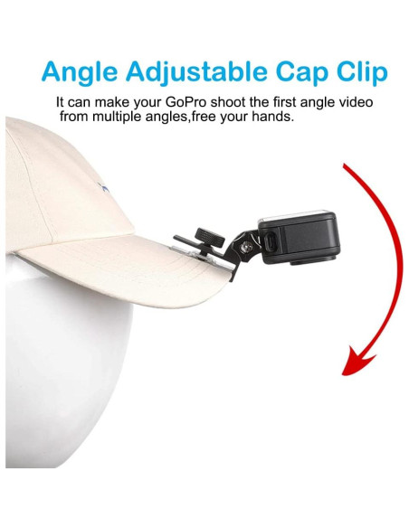 Soporte Clip Metal para Gorra PellKing Compatible GoPro Soporte Clip Metal para Gorra PellKing Compatible GoPro
