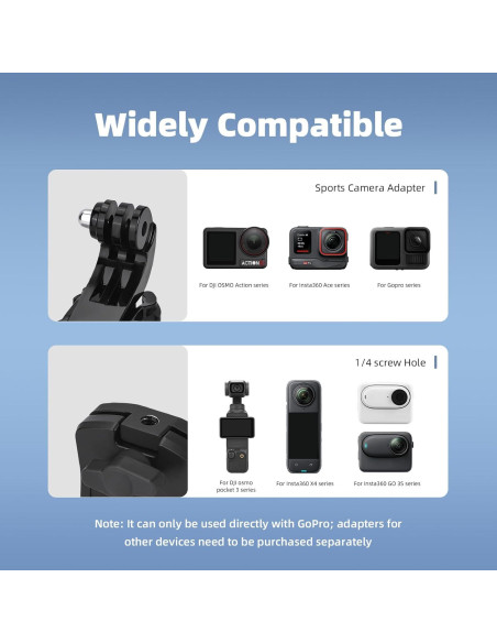 Soporte de Parabrisas para Motocicleta Flymile para DJI y GoPro Soporte de Parabrisas para Motocicleta Flymile para DJI y GoPro