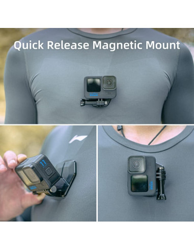 Soporte Magnético para Pecho SKEZN Compatible con GoPro y DJI