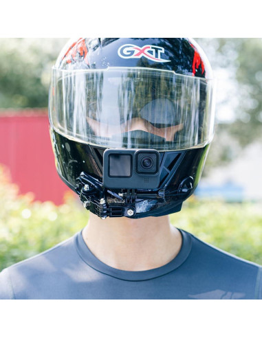 Kit de Montaje en Barbilla para Casco SUREWO Negro Compatible con GoPro