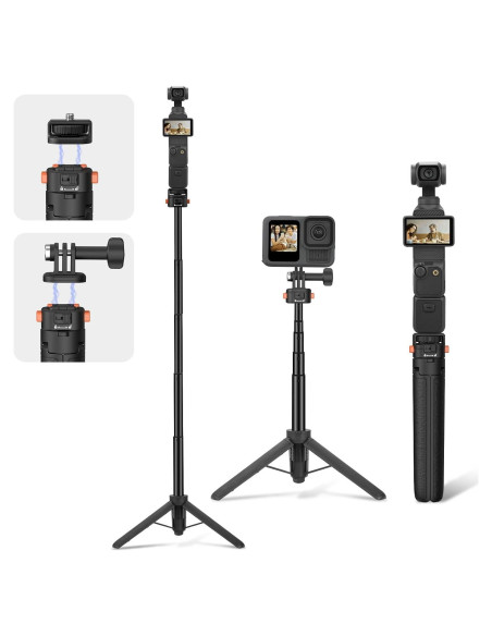 Trípode Mini Extensible BRDRC para Cámara de Acción DJI Pocket 3 Trípode Mini Extensible BRDRC para Cámara de Acción DJI Pocket 3