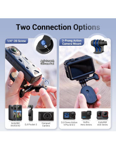 Soporte Magnético JJC para Cámaras de Acción Insta360 y GoPro 2