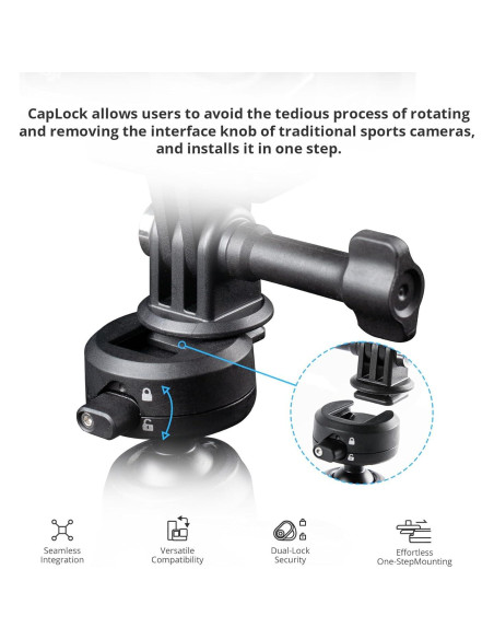 Trípode Extensible CapLock PGYTECH para Cámaras de Acción Trípode Extensible CapLock PGYTECH para Cámaras de Acción