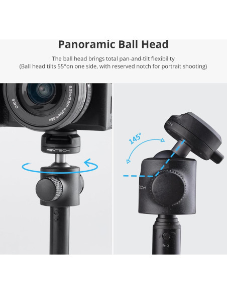 Trípode Extensible CapLock PGYTECH para Cámaras de Acción Trípode Extensible CapLock PGYTECH para Cámaras de Acción