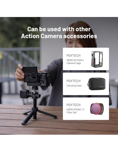 Trípode Extensible CapLock PGYTECH para Cámaras de Acción