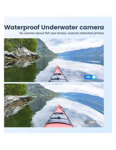 Cámara de Acción Camlance Q60 4K 60FPS 48MP Impermeable 15M