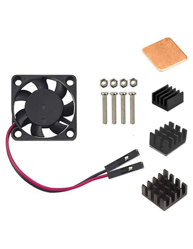 Kit Ventilador y Disipador Easycargo para Raspberry Pi 4B