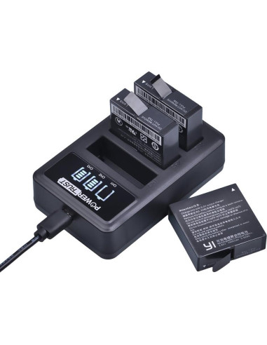 Paquete de 3 Baterías Recargables AZ16-1 + Cargador USB PowerTrust
