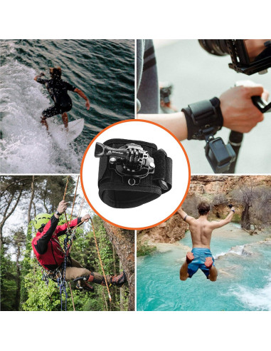 Correa de Muñeca Ajustable MiPremium para GoPro Hero 8 7 6 5 4 3