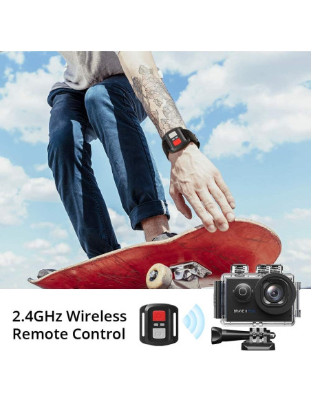 Cámara de Acción AKASO Brave 6 Plus 4K 20MP WiFi EIS 40m Cámara de Acción AKASO Brave 6 Plus 4K 20MP WiFi EIS 40m